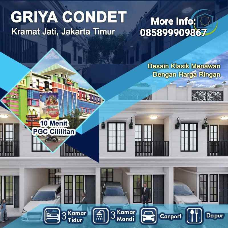 dijual rumah condet