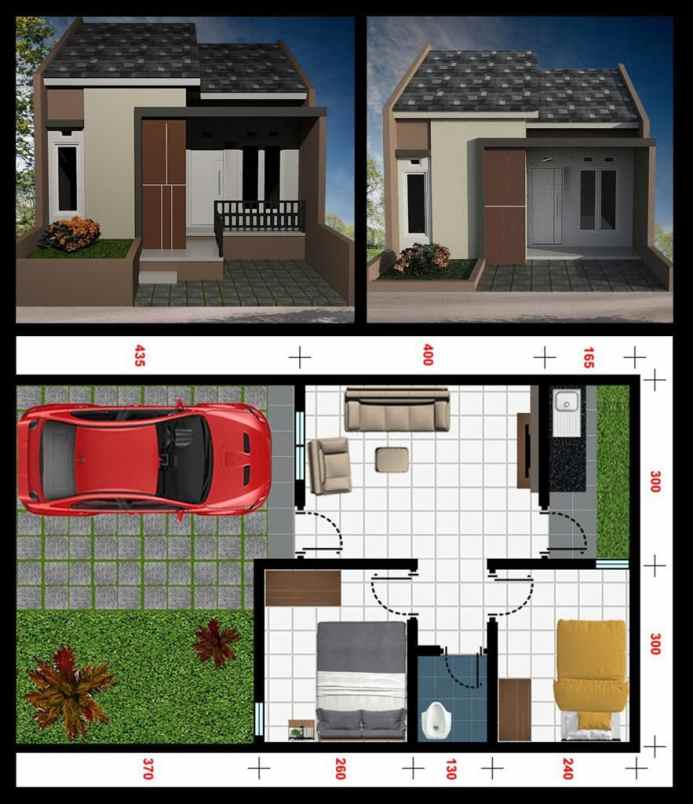 dijual rumah desa cinanjung