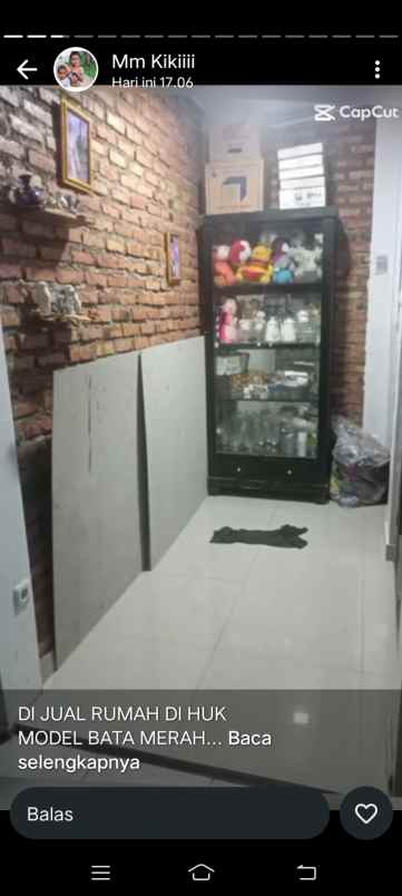 dijual rumah di jl jivit gang amid ujung rt 02 rw 03