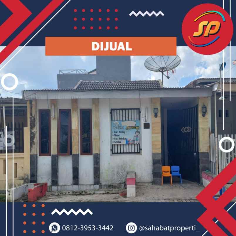 dijual rumah di perumahan graha citra mas