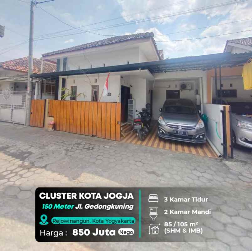 dijual rumah gedongkuning