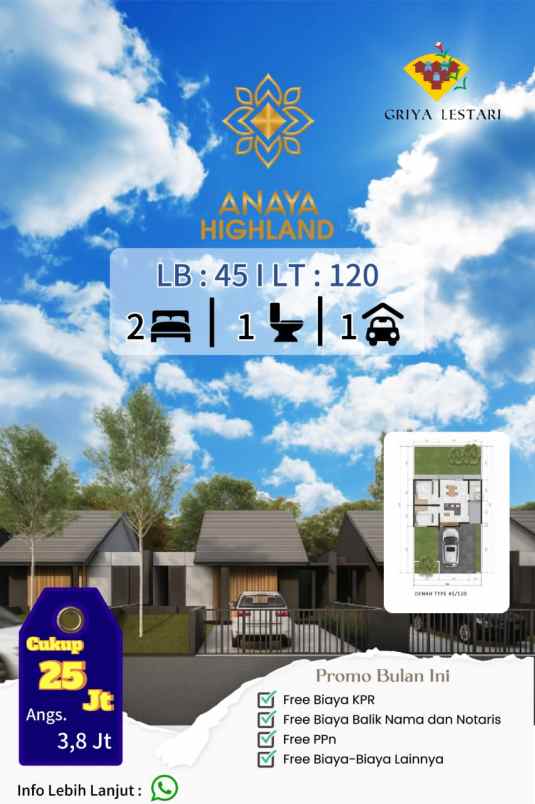 dijual rumah gondoriyo nglaiyan