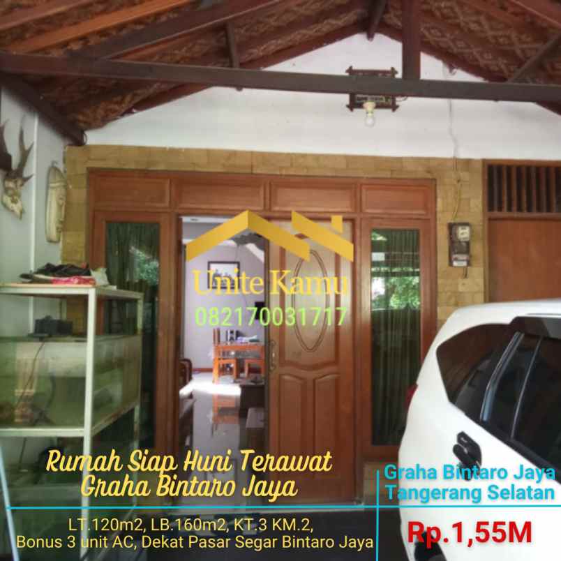 dijual rumah graha bintaro jaya