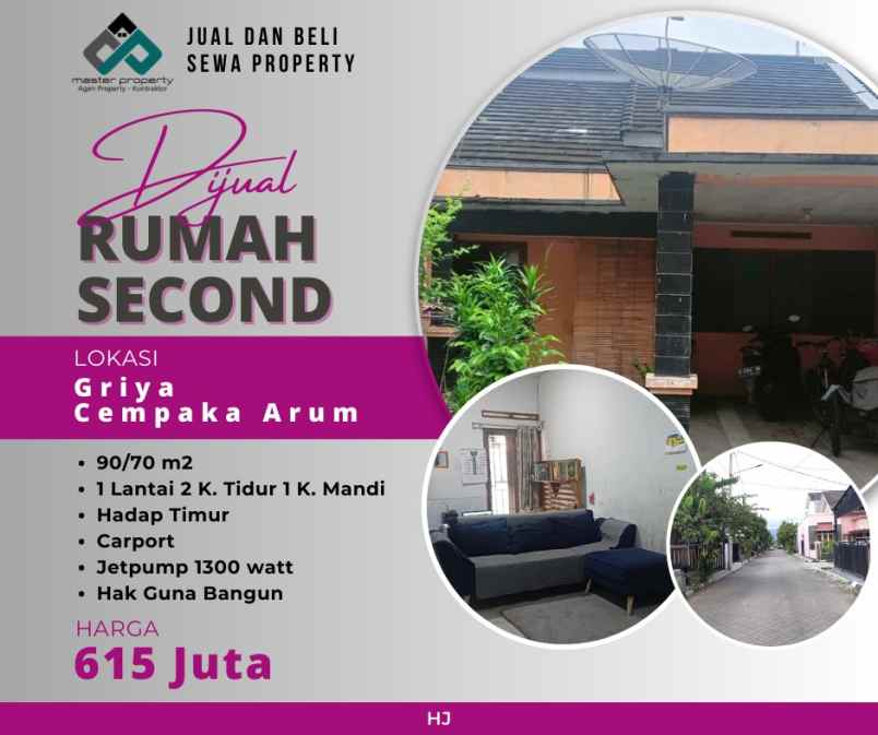 dijual rumah griya cempaka arum