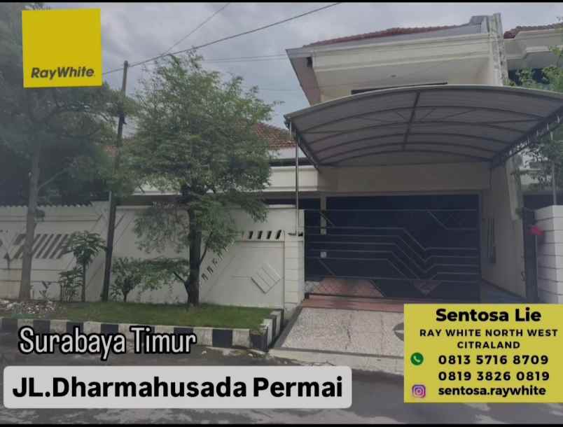 dijual rumah jalan dharmahusada permai