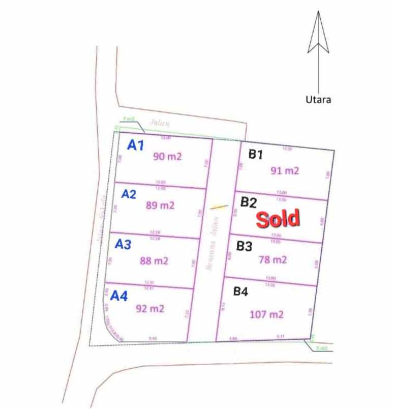 dijual rumah jalan juanda depok