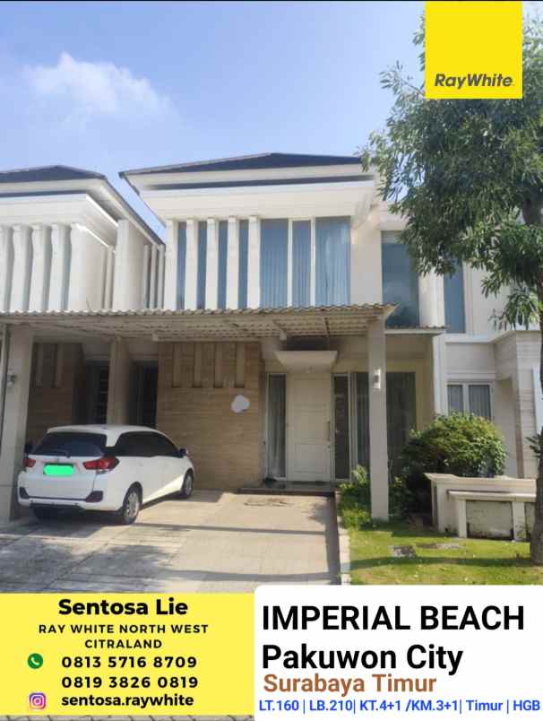 dijual rumah jalan pakuwon city