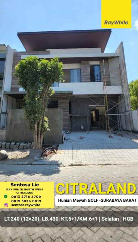 dijual rumah jalan somerset