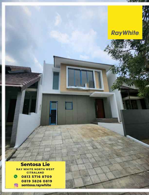 dijual rumah jalan woodland citraland