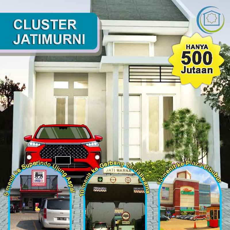 dijual rumah jatimurni pondok melati