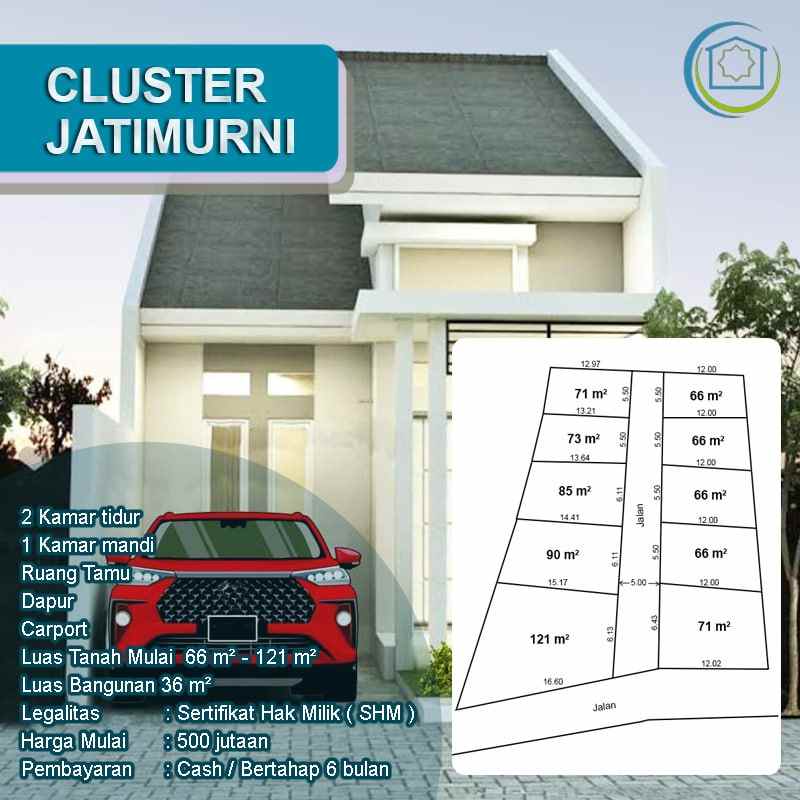 dijual rumah jatimurni pondok melati