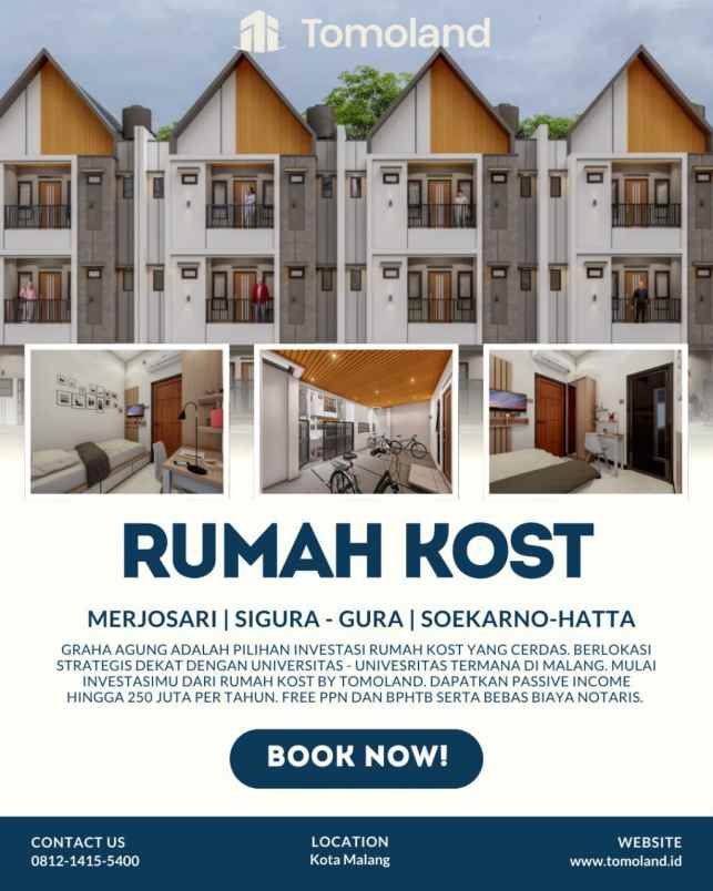 dijual rumah jl chili joyogrand no 1