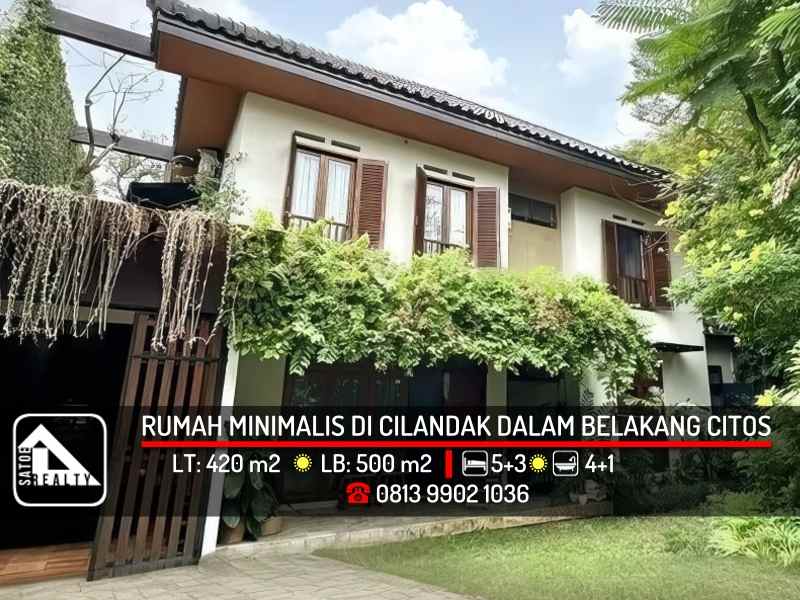 dijual rumah jl cilandak dalam cilandak