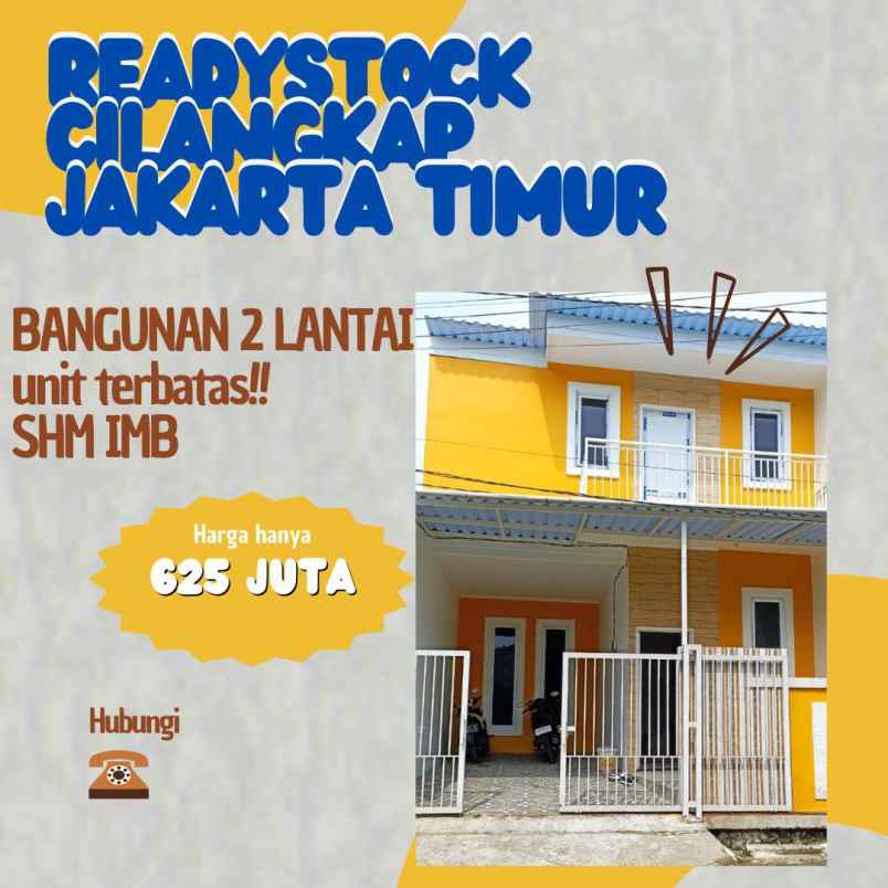 dijual rumah jl h muchtar cilangkap