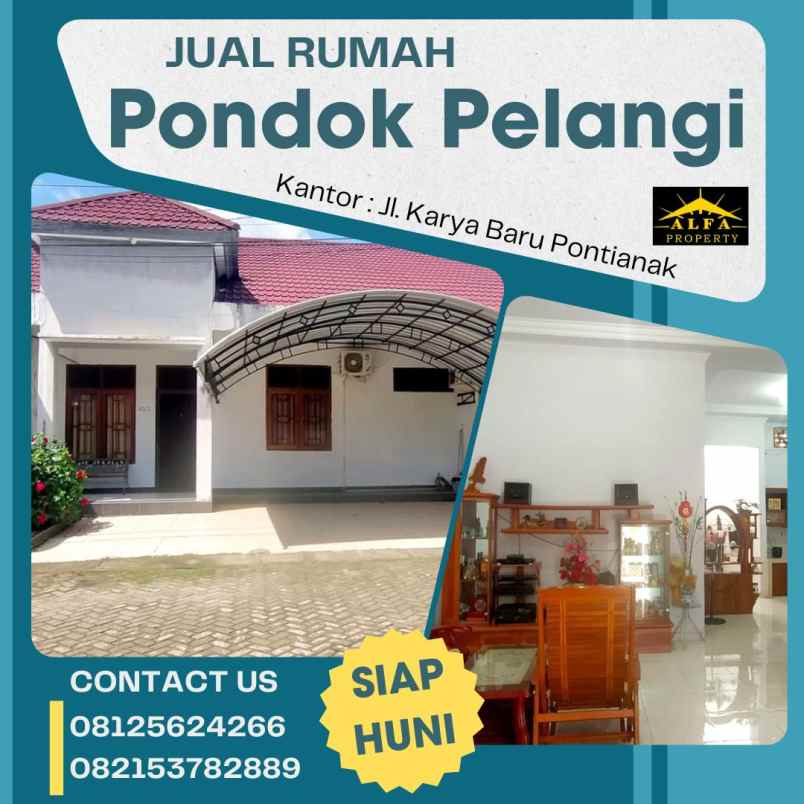 dijual rumah jl karya baru komp pondok