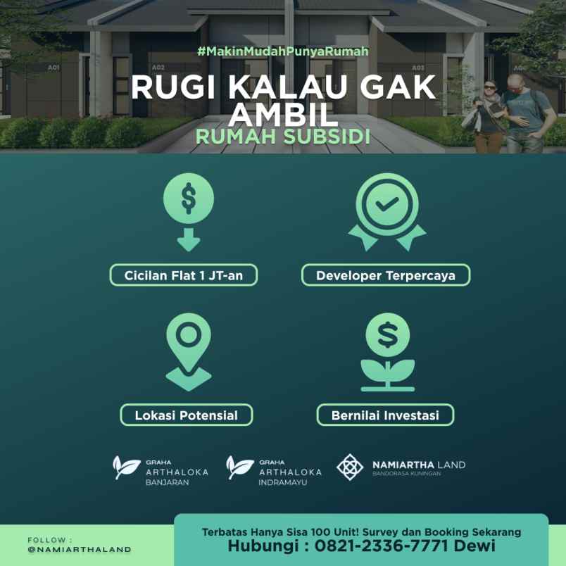 dijual rumah jl raya k h zaenal arifin