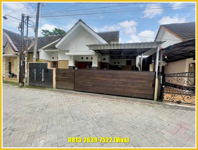 dijual rumah jl selokan mataram dabag