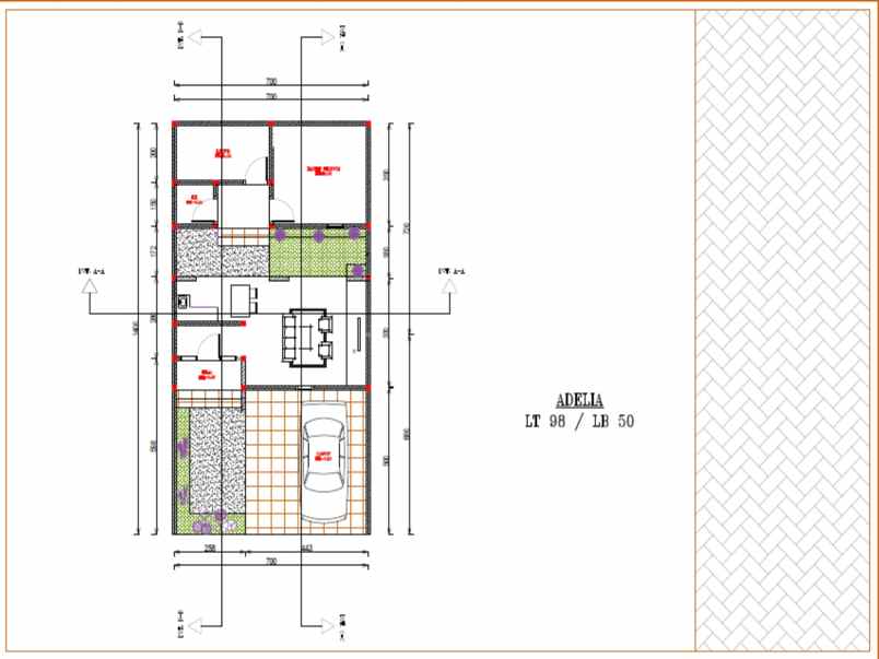 dijual rumah jl sugih waras candi