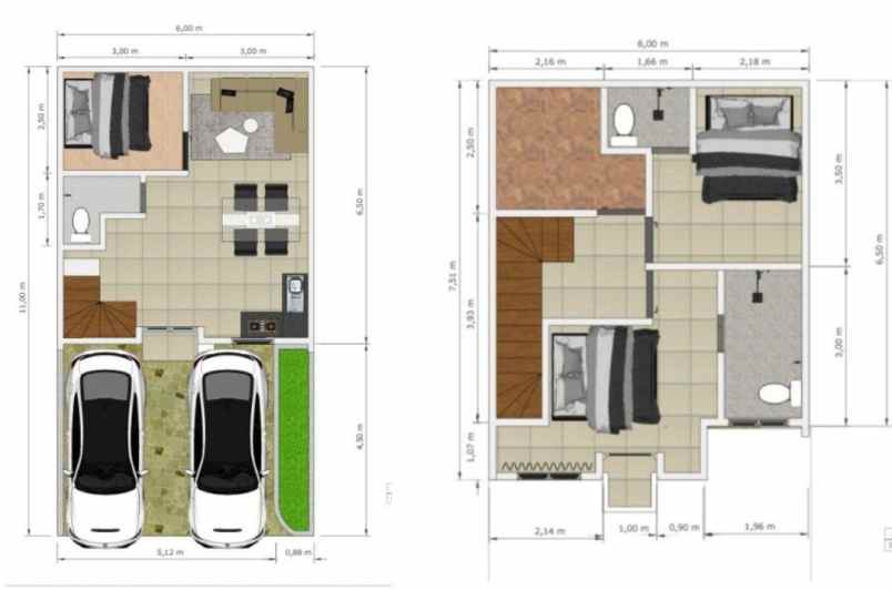 dijual rumah jln salamun cilangkap baru