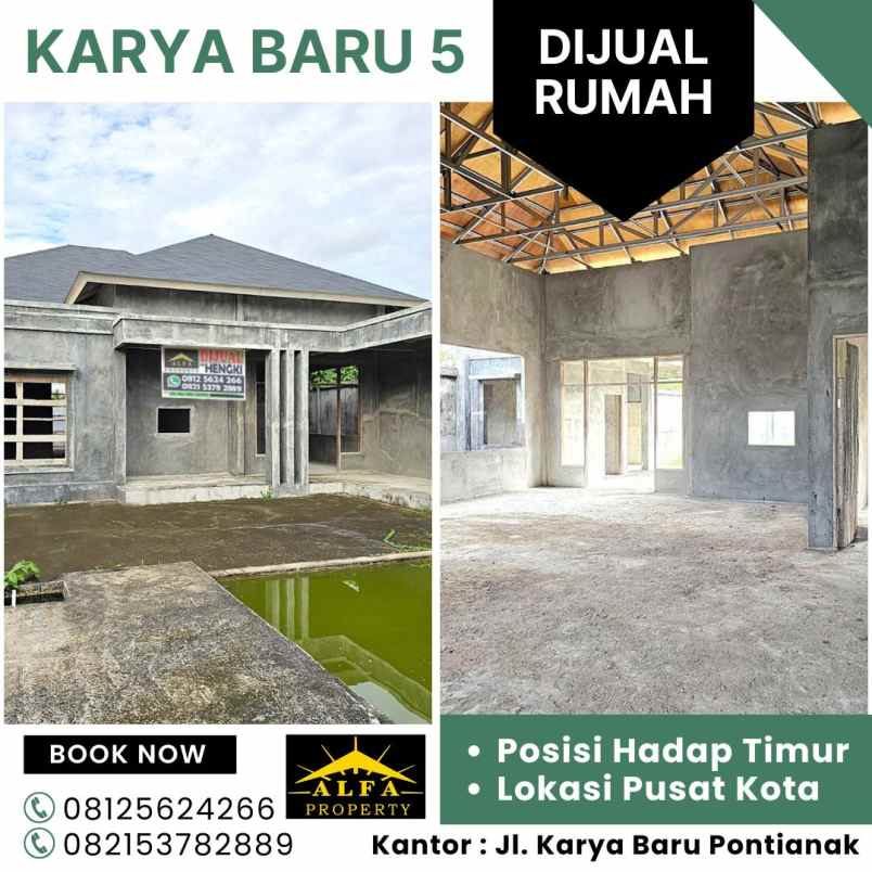 dijual rumah karya baru 5 kota pontianak