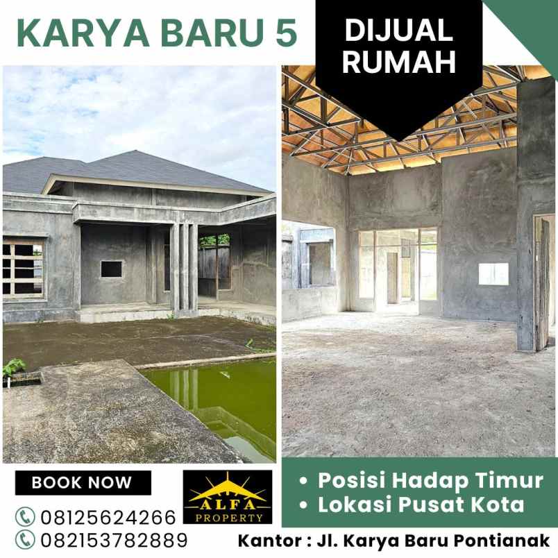 dijual rumah karya baru 5 kota pontianak