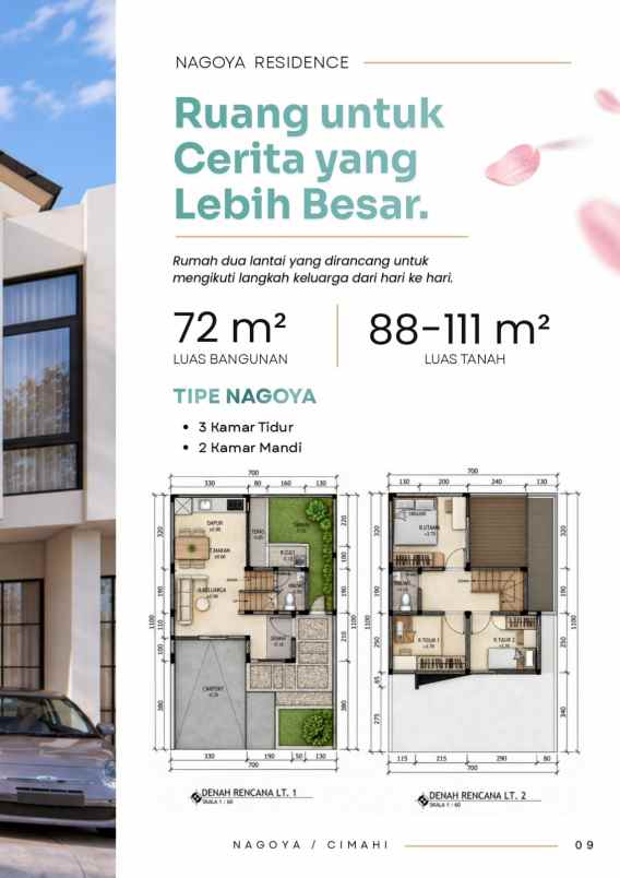 dijual rumah kolmas