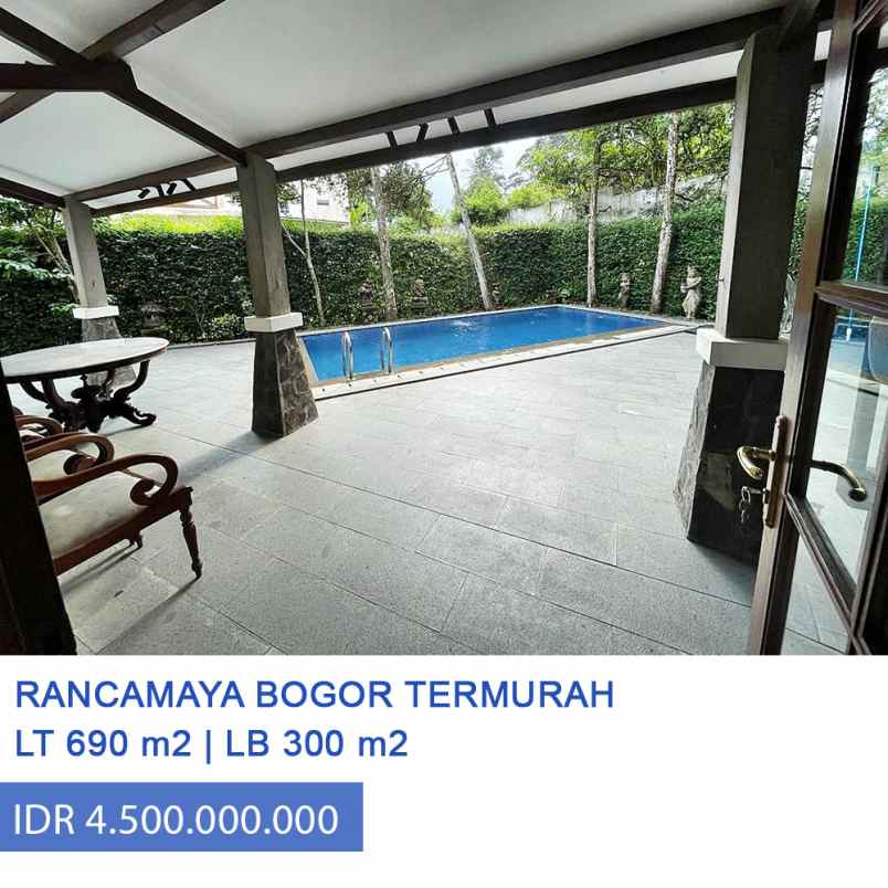 dijual rumah komplek elit rancamaya