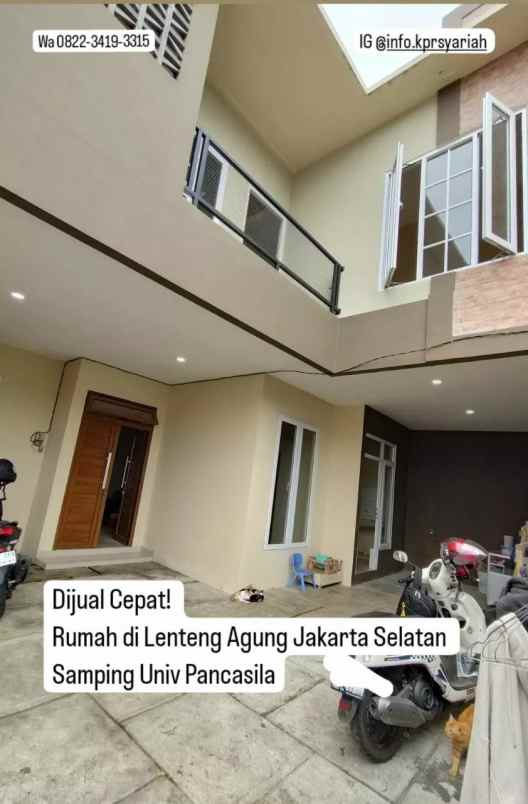 dijual rumah lenteng agung