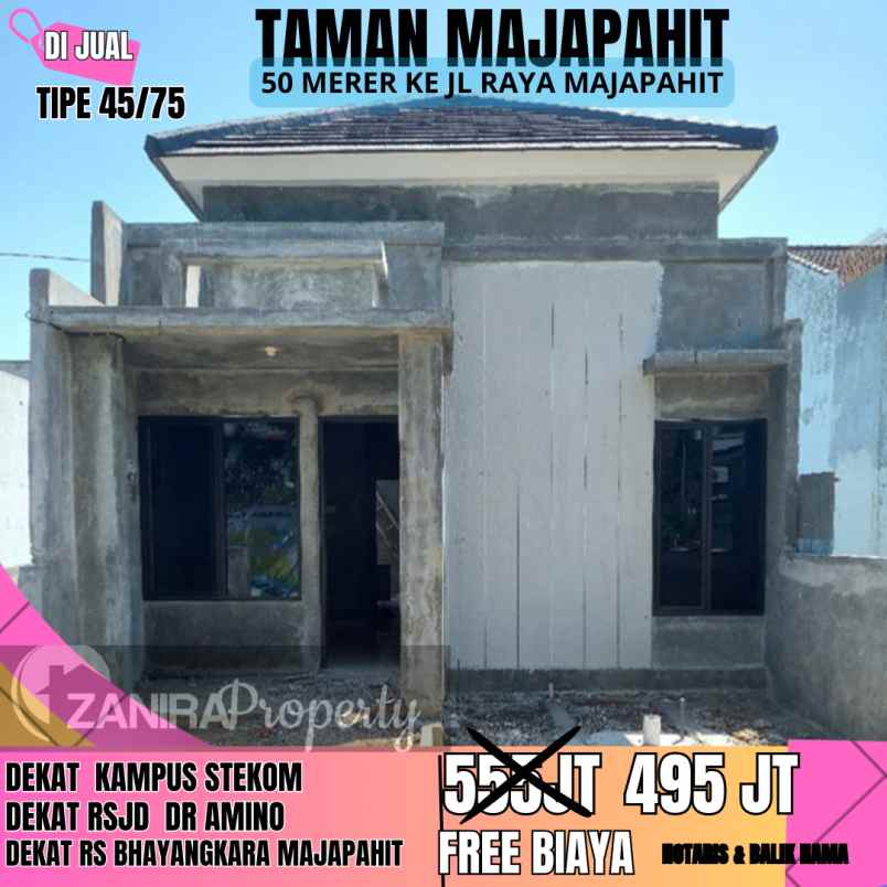 dijual rumah majapajit