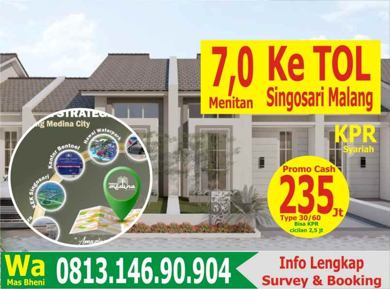 dijual rumah malang