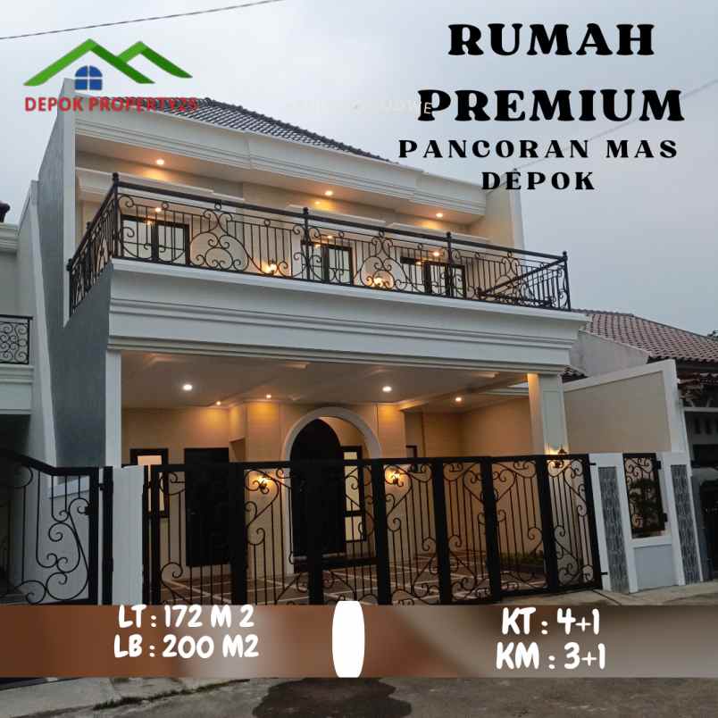 dijual rumah mampang pancoran mas depok