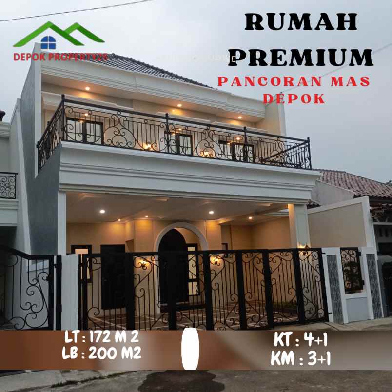 dijual rumah mampang pancoran mas depok