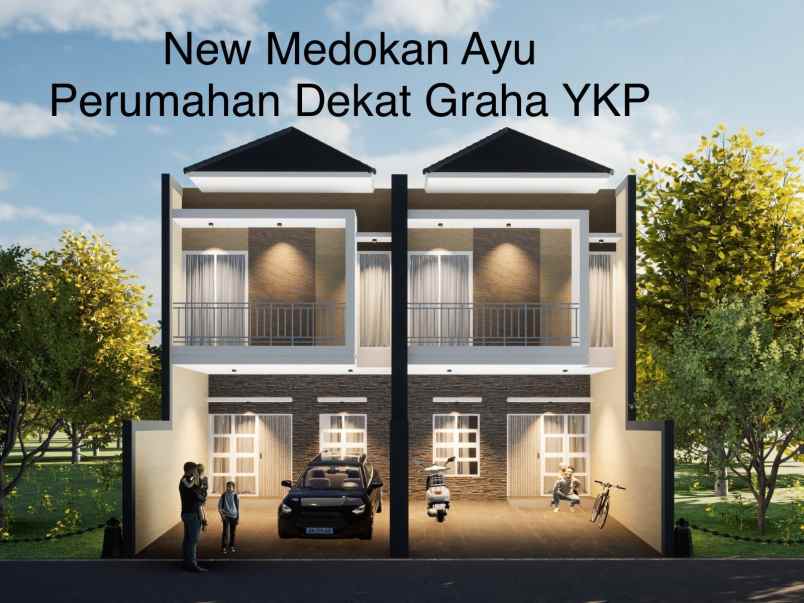 dijual rumah new 2 unit jejer medokan asri utara