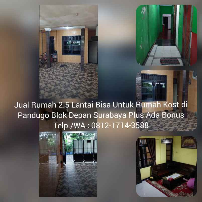 dijual rumah pandugo blok depan