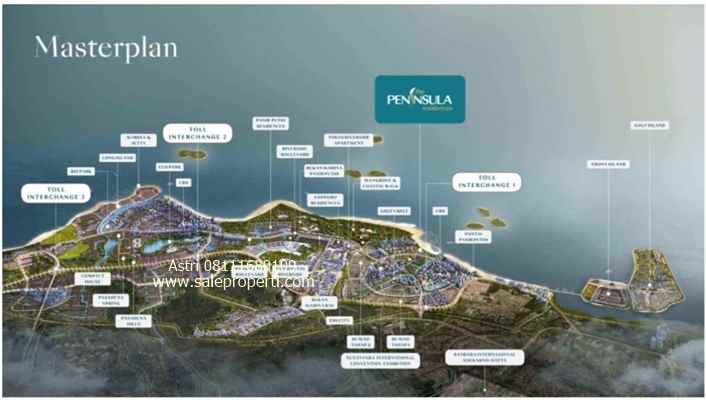 dijual rumah peninsula residence pik2