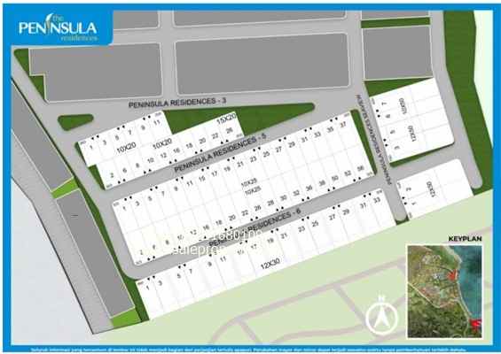 dijual rumah peninsula residence pik2