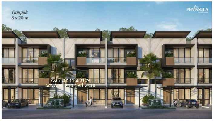 dijual rumah peninsula residence pik2