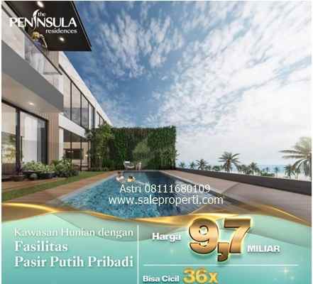 dijual rumah peninsula residence pik2