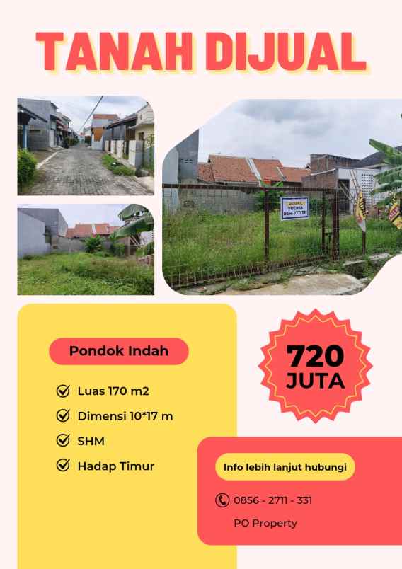 dijual rumah perumahan pondok indah