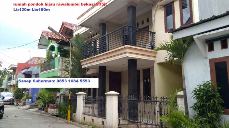 dijual rumah pondok hijau rawalumbu bekasi