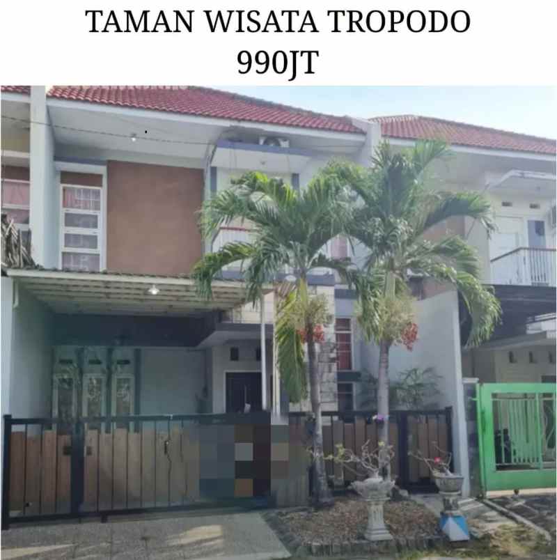 dijual rumah pondok wisata tropodo