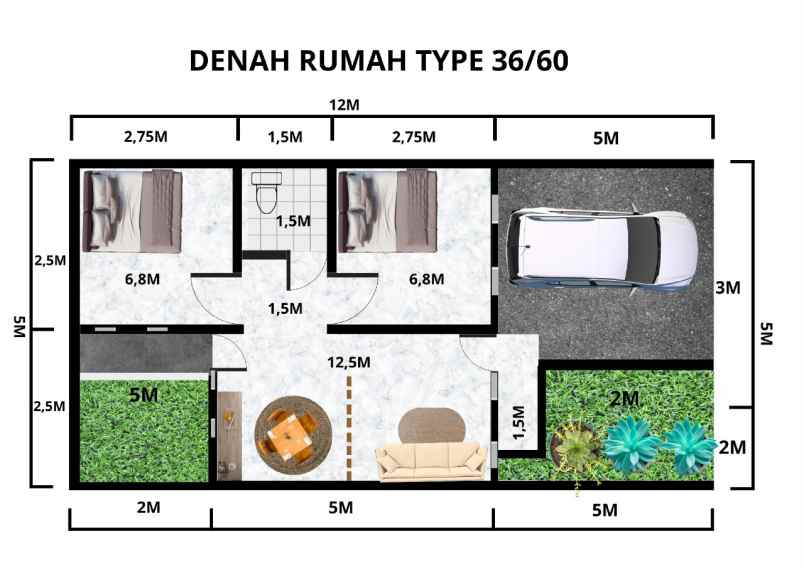 dijual rumah sawangan