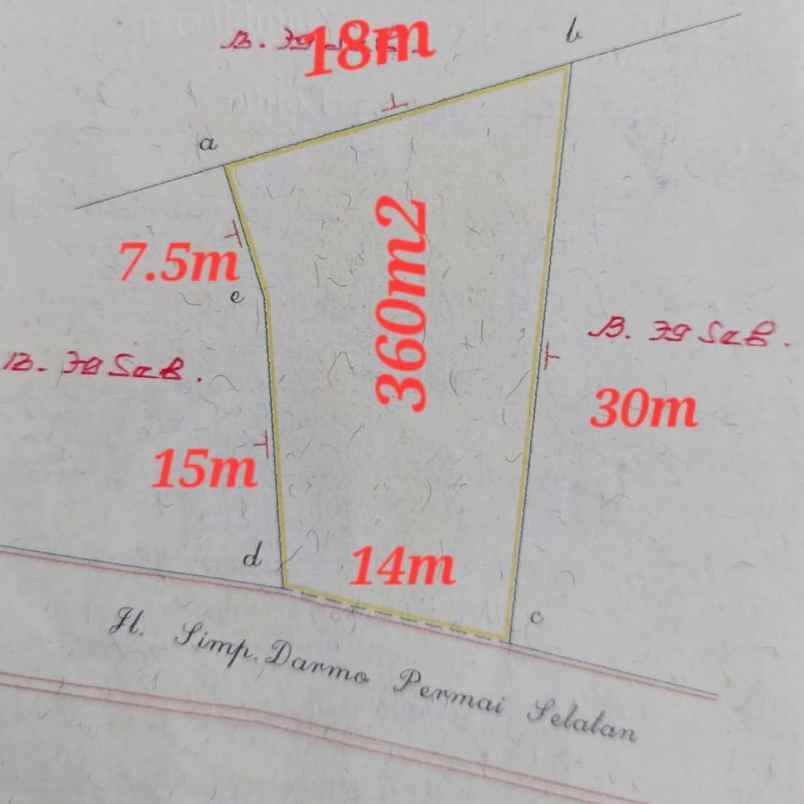 dijual rumah simpang darmo permai selatan