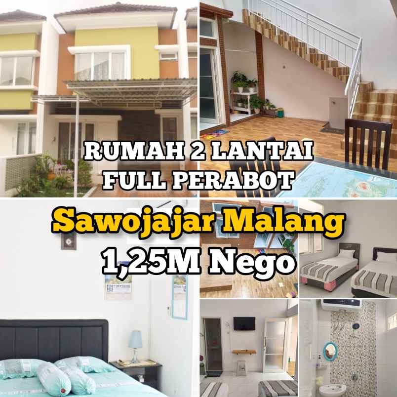 dijual rumah spring hill sawojajar malang