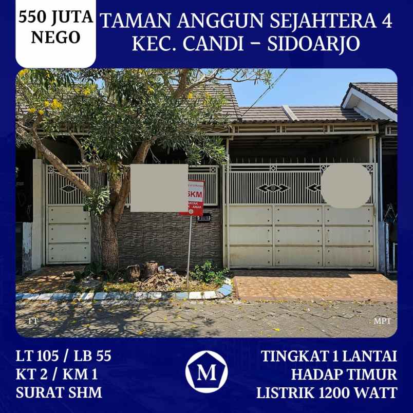 dijual rumah taman anggun sejahtera 4