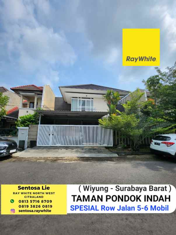 dijual rumah taman pondok inxah