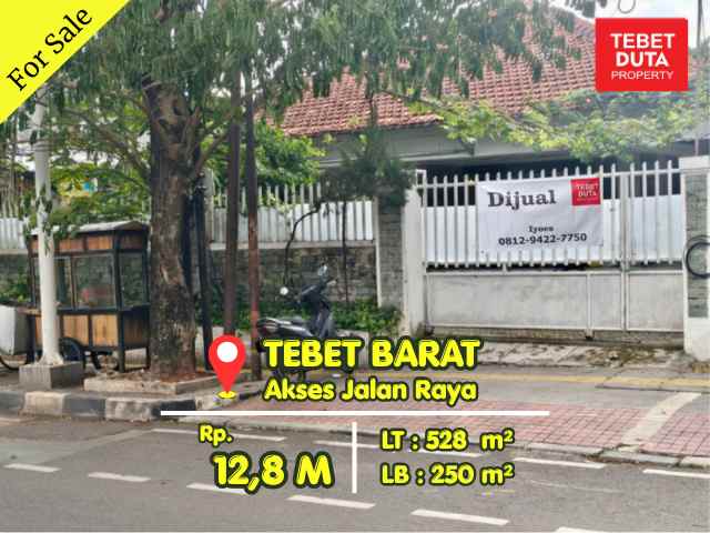 dijual rumah tebet barat