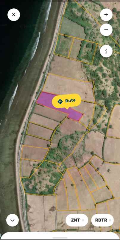 dijual tanah area poto tano sumbawa barat