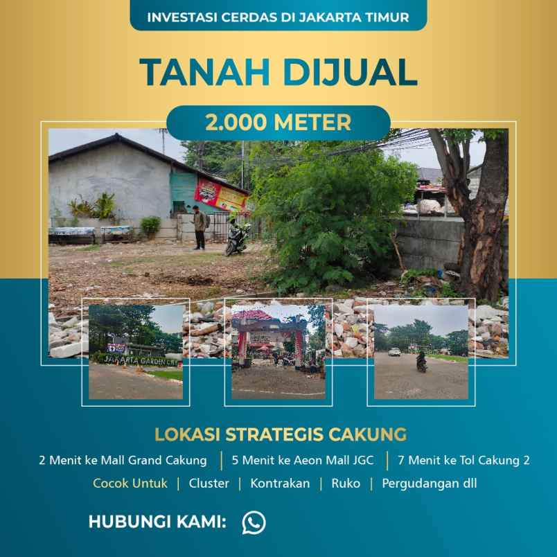 dijual tanah cakung