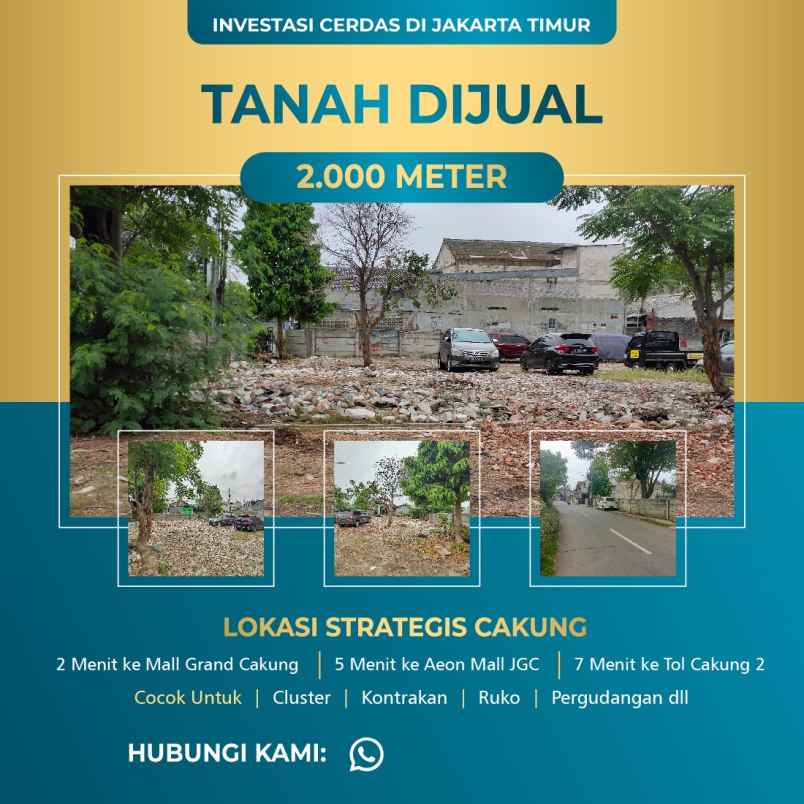 dijual tanah cakung